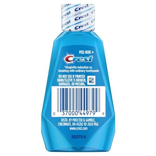 Crest Pro-Health Mouthwash, Alcohol Free, Multi-Protection Clean Mint, 1.2 Fl Oz