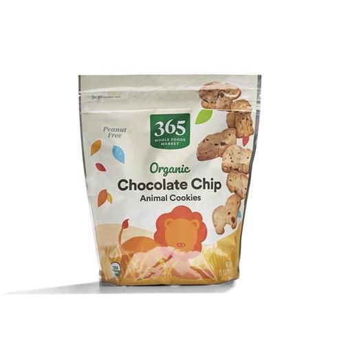 Whole Foods Market Organic Chocolate Chip Animal Cookies, 11 Ounce