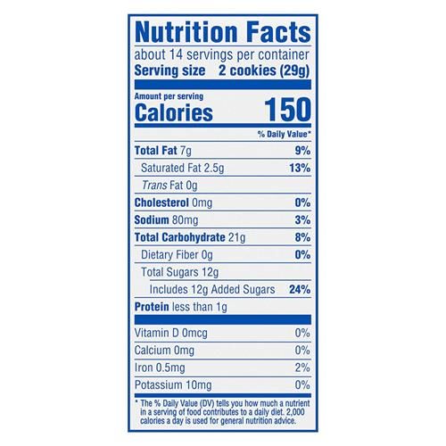 Oreo Double Stuf Golden Sandwich Cookies, Family Size, 18.71 Oz