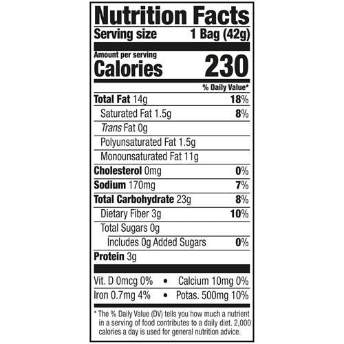 Kettle Brand Potato Chips, Sea Salt Kettle Chips, Snack Bag 1.5 Oz