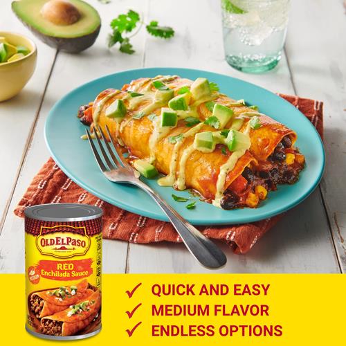 Old El Paso Medium Red Enchilada Sauce, 1 Ct., 10 Oz.