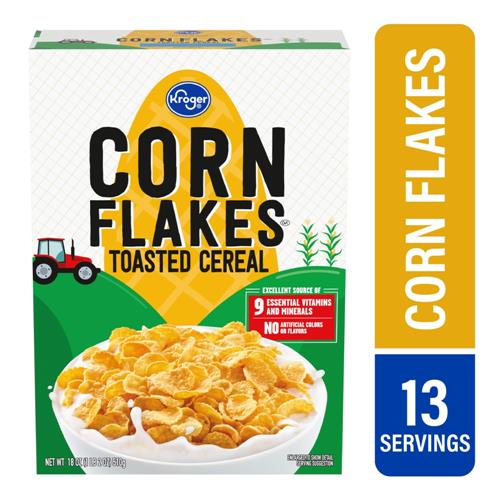Kroger Corn Flakes Toasted Cereal 18 oz