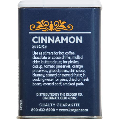 Kroger Cinnamon Sticks 1 oz