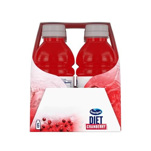 Ocean Spray Diet Cranberry Juice Drinks, 10 Fl Oz Bottles, 6 Count (Pack Of 1)