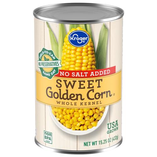 Kroger Whole Kernel Canned Golden Corn 15.25 oz