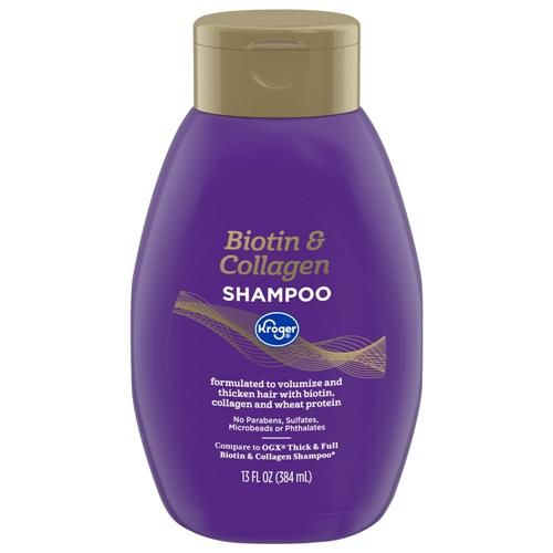 Kroger Biotin & Collagen Shampoo 13 fl oz
