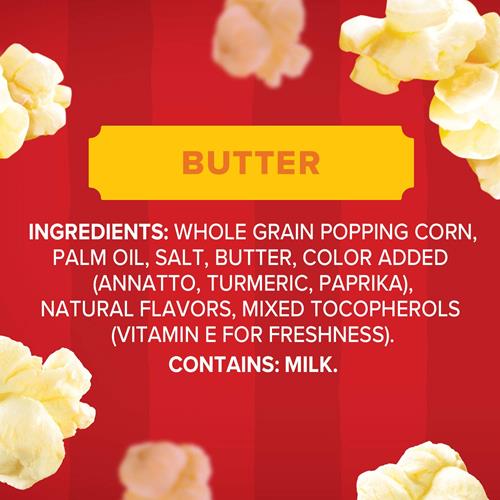 Orville Redenbachers Microwave Popcorn, Movie Theater Butter Flavor, 3.29 Oz., 3-Count