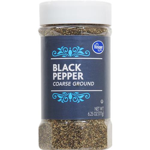 Kroger Coarse Ground Black Pepper 6.25 oz