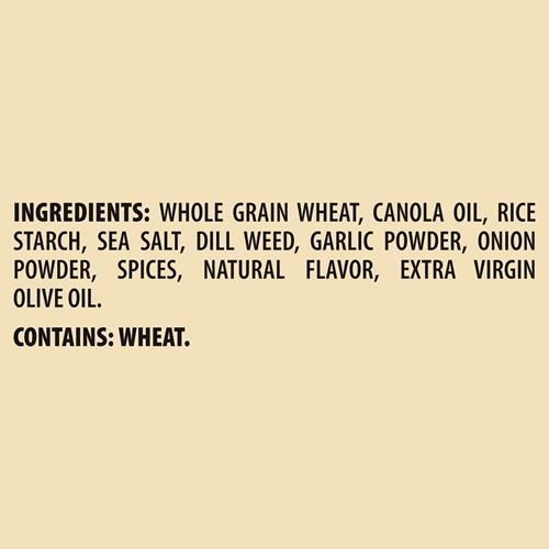 Triscuit Dill, Sea Salt & Olive Oil Whole Grain Wheat Crackers, Lunch Snacks, Snack Crackers, 8.5 Oz