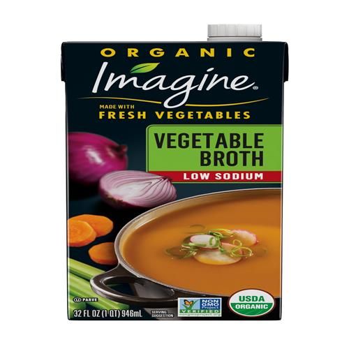 Imagine Low Sodium Organic Vegetable Broth 32 Oz