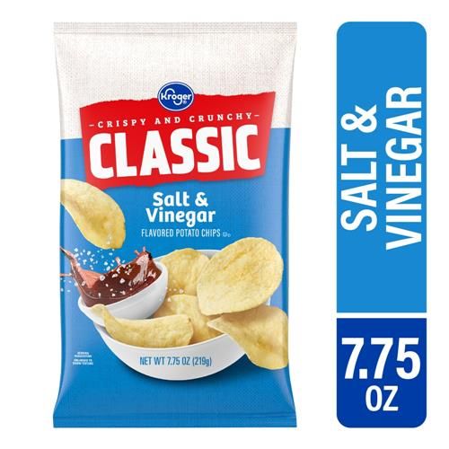 Kroger Salt & Vinegar Potato Chips 7.75 oz