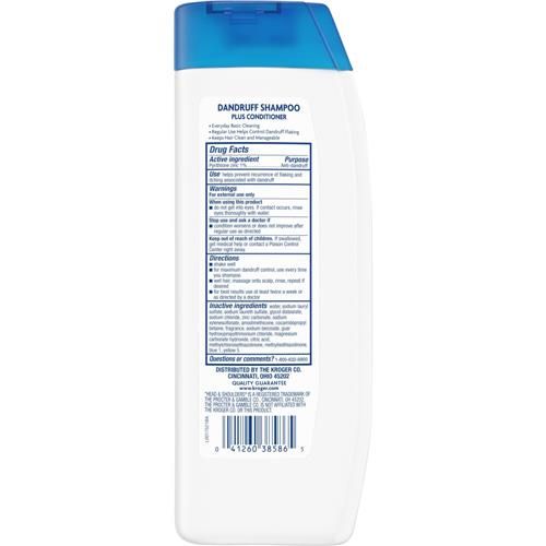 Kroger Green Apple 2 in 1 Dandruff Shampoo Plus Conditioner 14.2 fl oz