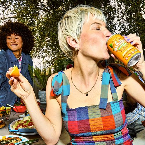 Evolution Fresh Organic Orange Squeeze Fruit Soda, 12 Fz