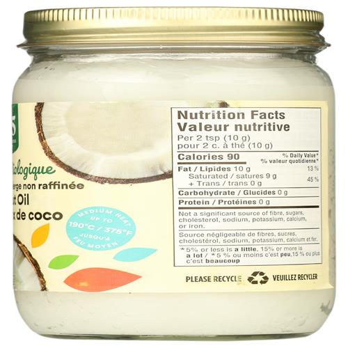 Whole Foods Market, Organic Unrefined Coconut Oil Virgin, 14 Fl Oz