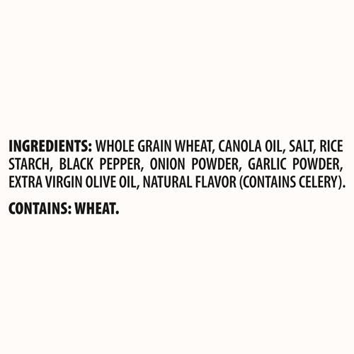 Triscuit Cracked Pepper & Olive Oil Whole Grain Wheat Crackers, Lunch Snacks, Snack Crackers, Family Size, 12.5 Oz