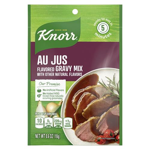 Knorr Gravy Mix For Delicious Easy Meals And Side Dishes Au Jus No Artificial Flavors, No Added Msg 0.6 Oz