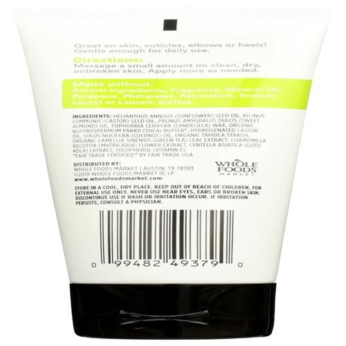 Whole Foods Market Petroleum Free Multi-Purpose Jelly, Versatile Skin Moisturizer, 4 Ounce