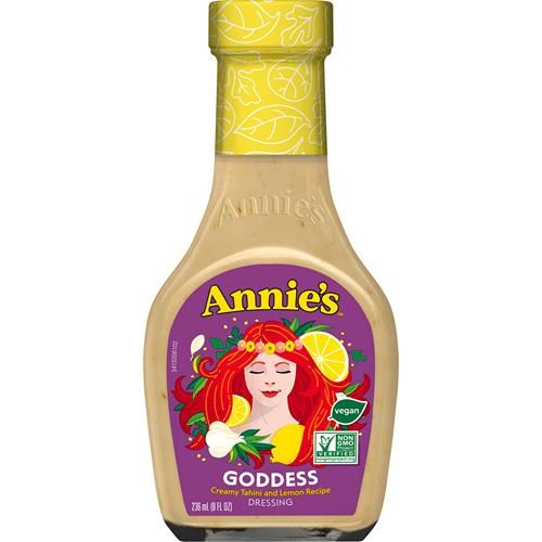 Annies Goddess Salad Dressing, Vegan, Non-Gmo, 8 Fl Oz