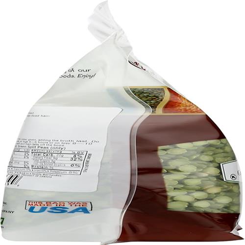 Aurora Products Organic Split Green Peas, 24 Oz