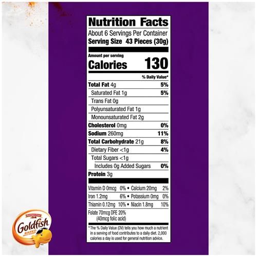 Goldfish Crackers Mix With Xtra Cheddar And Pretzel, Snack Crackers, 6.6 Oz Bag