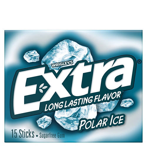 Extra Polar Ice Gum, 15 count