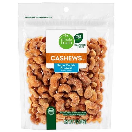 Simple Truth Sugar Cookie Confetti Flavored Cashews 7 oz