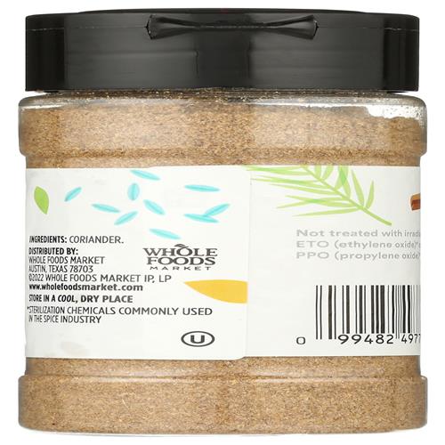 Whole Foods Market, Ground Coriander, 1.45 Ounce