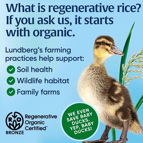 Lundberg Sushi Rice, Sticky White Japanese-Style Short Grains, Regenerative Organic Certified, 32 Oz