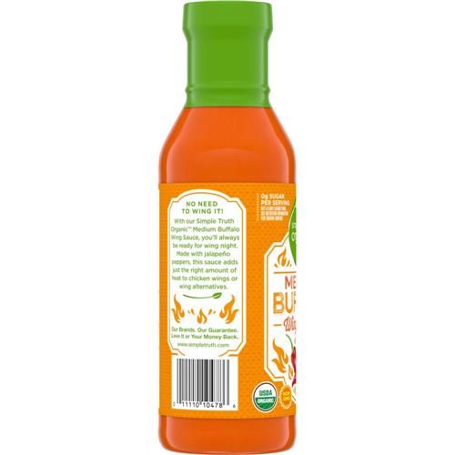 Simple Truth Organic Medium Buffalo Wing Sauce 12.7 oz