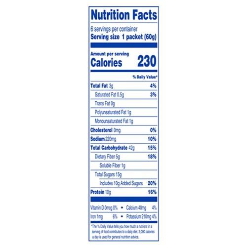 Kroger Apple & Cinnamon Protein Instant Oatmeal 6 ct / 2.1 oz