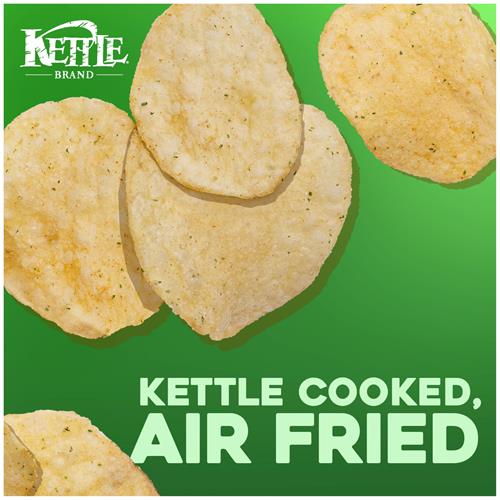 Kettle Brand Potato Chips, Air Fried Jalapeno Kettle Chips, 11.25 Ounce Party Size Bag