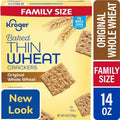 Kroger Baked Wheat Crisp Crackers 14 oz