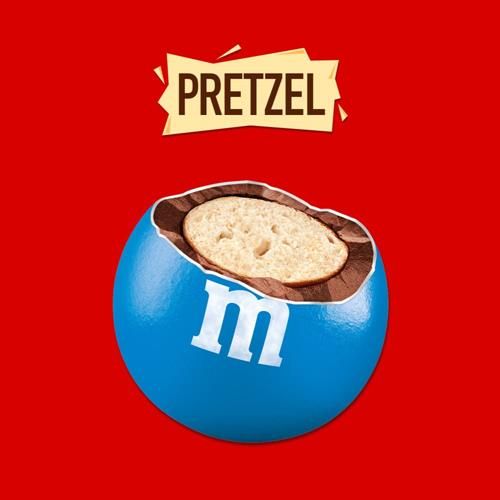 M&Ms Pretzel Milk Chocolate Candy, Sharing Size, 7.4 Oz Resealable Bag