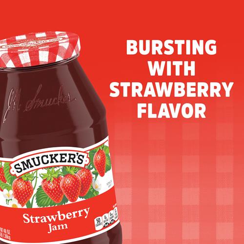 Smuckers Strawberry Jam, 48 Ounce