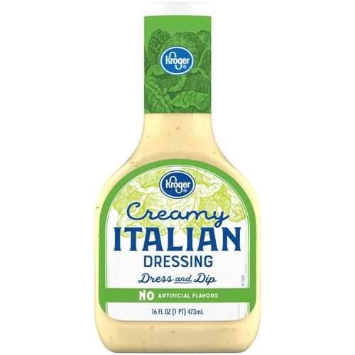 Kroger Creamy Italian Salad Dressing 16 fl oz