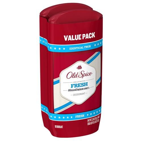 Old Spice High Endurance Long Lasting Stick Mens Deodorant, Fresh Scent - 3.0 Oz Ea