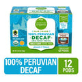 Simple Truth Organic Decaf 100% Peruvian Medium Roast Coffee Pods 12 ct