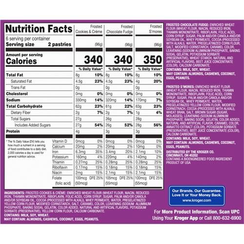 Kroger Chocolate Toaster Treats Variety Pack 12 ct
