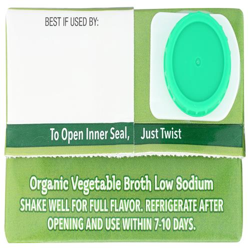 Pacific Foods Organic Low Sodium Vegetable Broth, 32 Oz