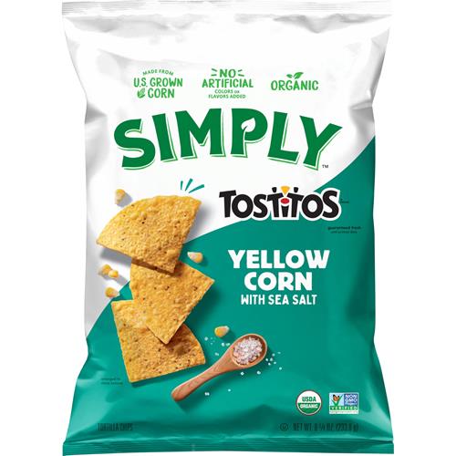 Simply Organic Tostitos Yellow Corn Tortilla Chips, 8.25 Oz