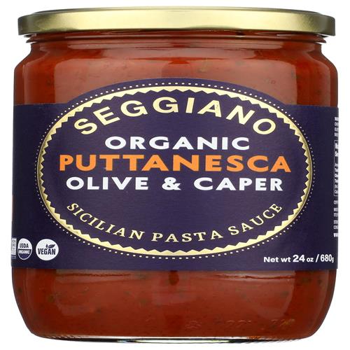 Seggiano Organic Puttanesca Pasta Sauce, 24 Oz