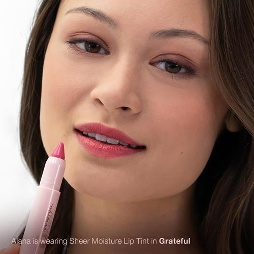 Mineral Fusion New Sheer Moisture Lip Tint, Buildable Lip Color, Hydrating Lip Balm With Jojoba Oil, Shea Butter & More, Hydrates & Nourishes, Fd&C Dye-Free & Hypoallergenic, Grateful, Fuchsia Pi