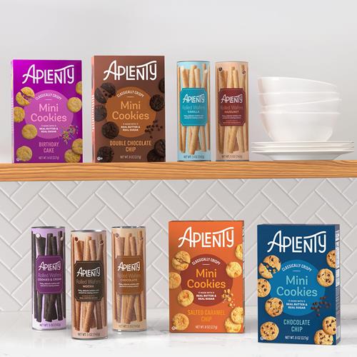 Aplenty Vanilla Rolled Wafers, 5 Oz