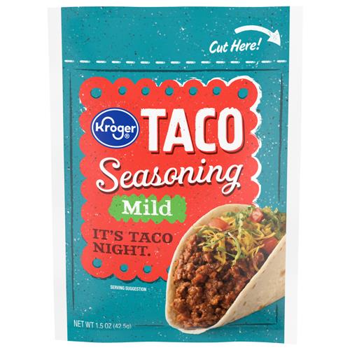 Kroger Mild Taco Seasoning 1.5 oz