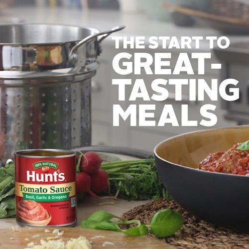 Hunts Tomato Sauce With Basil, Garlic, And Oregano, Keto Friendly, 8 Oz