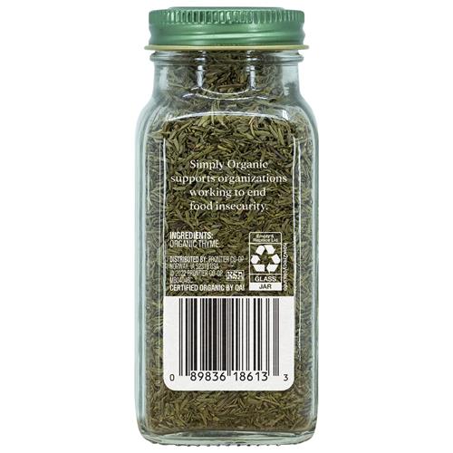 Simply Organic Whole Thyme Leaf, 0.78 Oz