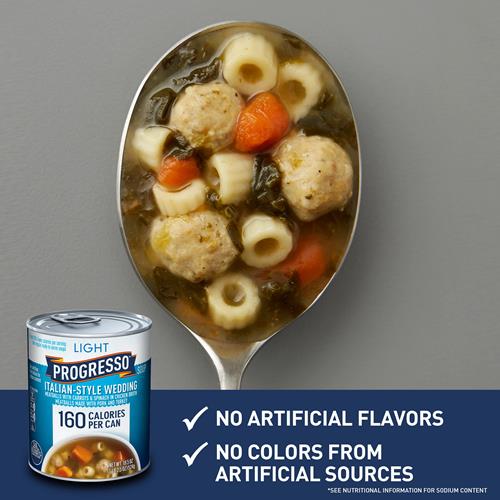 Progresso Light, Italian-Style Wedding Canned Soup, 18.5 Oz
