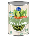 Kroger No Salt Cut Canned Green Beans 14.5 oz