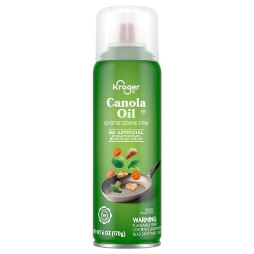 Kroger Canola Oil Nonstick Cooking Spray 6 oz
