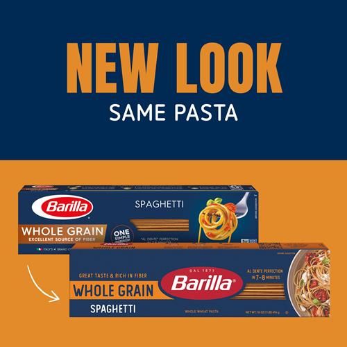 Barilla Whole Grain Spaghetti, 16 Oz. Box - Non-Gmo Pasta Made With 100% Whole Grain Durum Wheat - Great Source Of Fiber